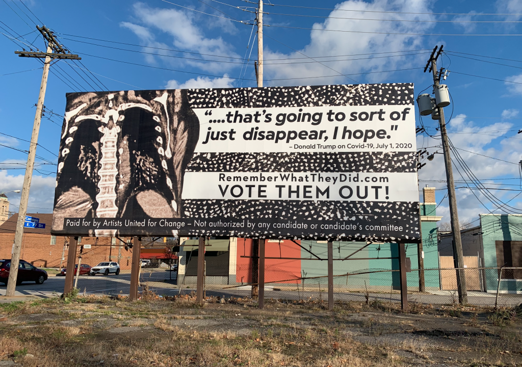 Art and Activism News Sites Cover RememberWhatTheyDid’s Cleveland Launch