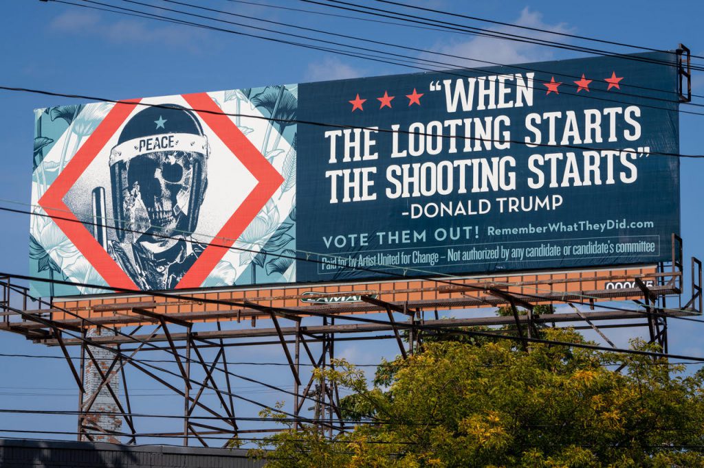 Artists United for Change Launched RememberWhatTheyDid Billboard Campaign in Four Cities This Week