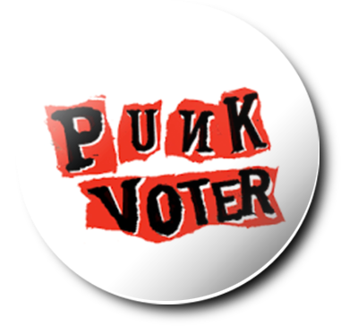 Punk Voter Pin