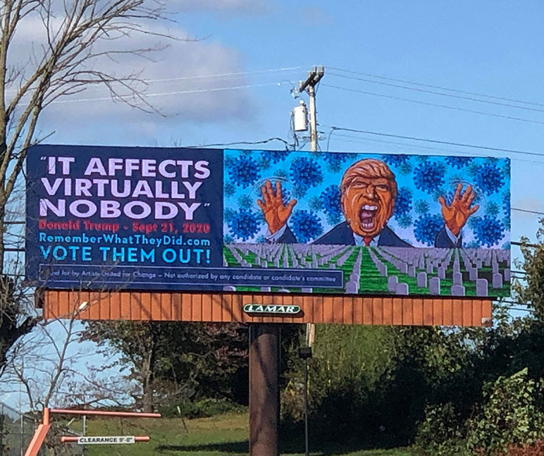 Billboard for Vote Them Out