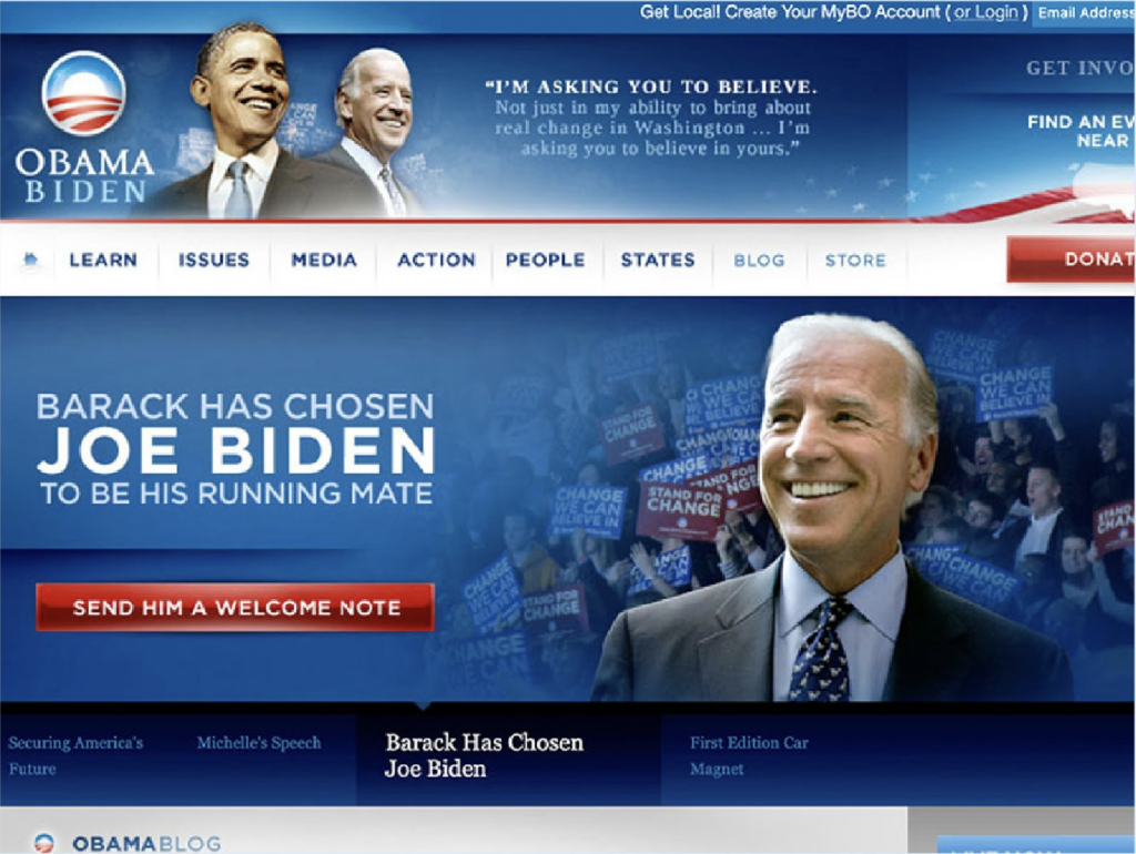 Obama External Online Organizing Campaign